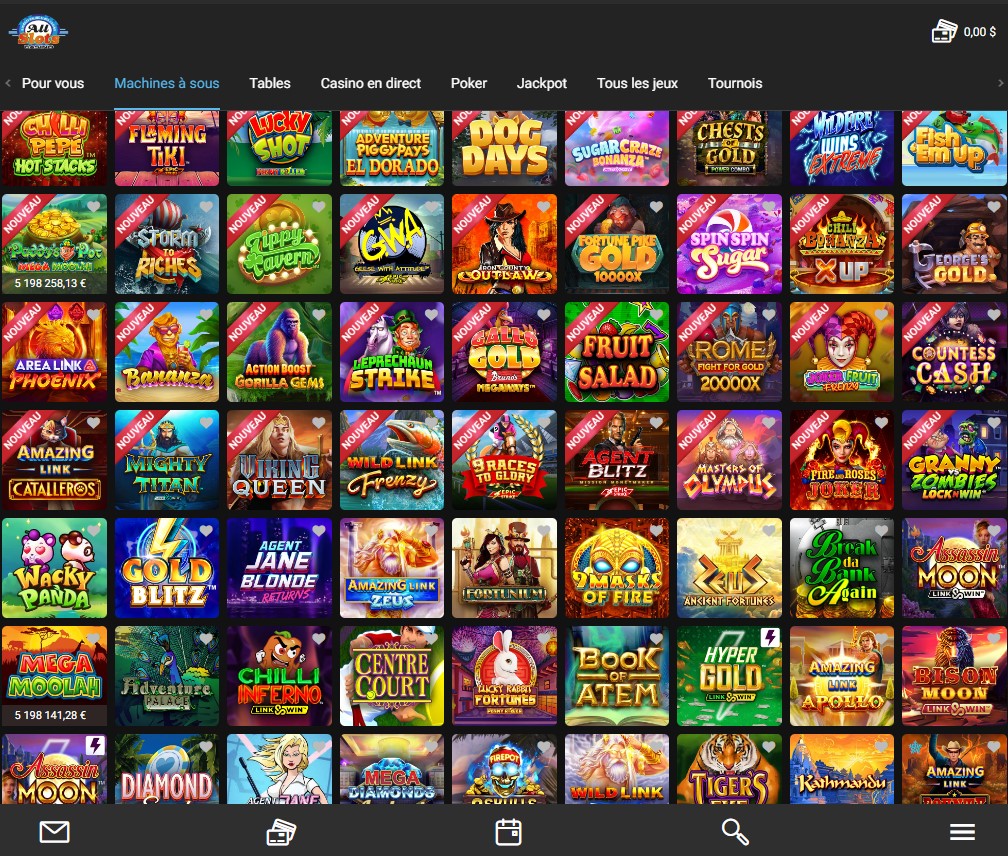 All Slots Casino Bureau Aperçu 1