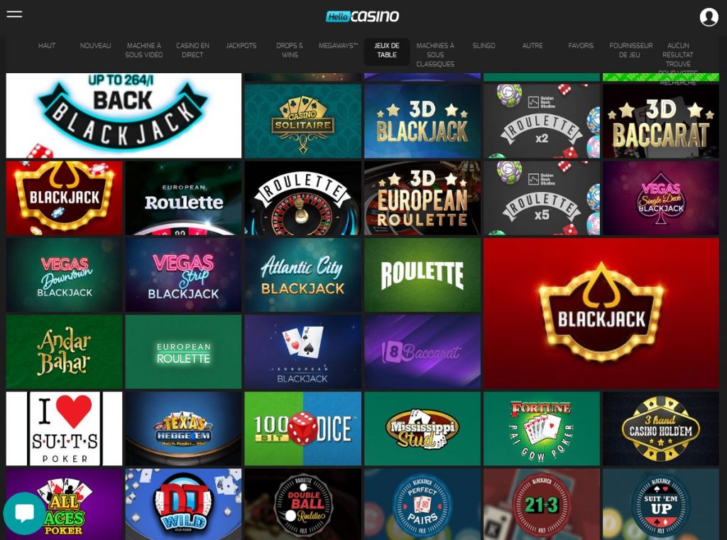 Présentation 1 de Playzee Casino sur ordinateur