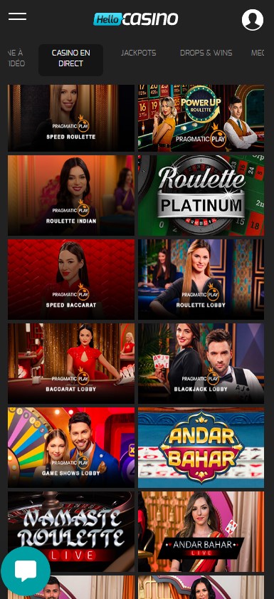 Présentation mobile 1 de Playzee Casino