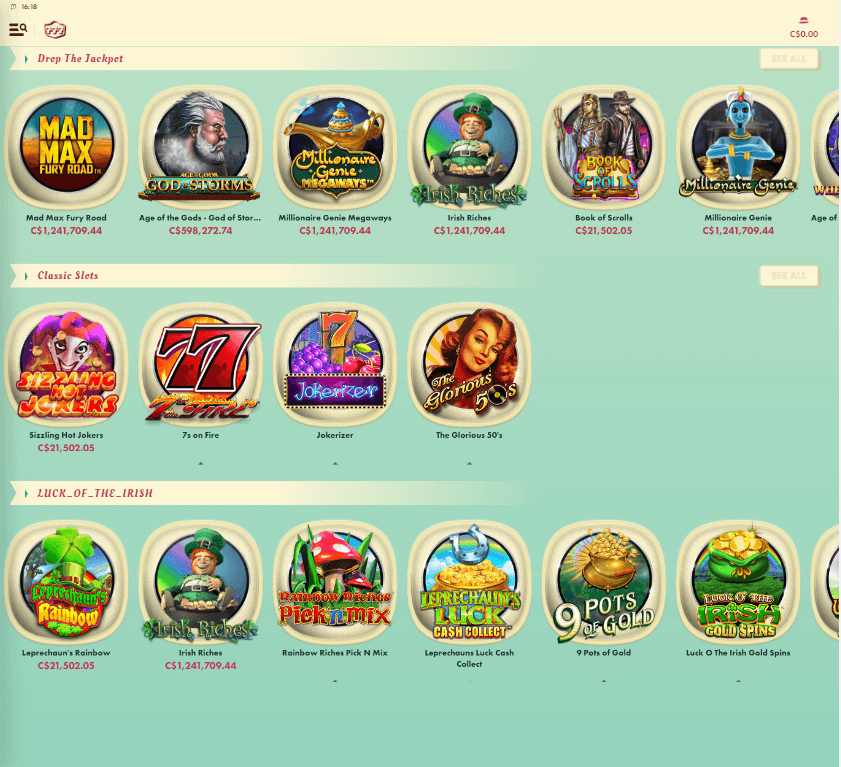 777 Casino Desktop Aperçu 1