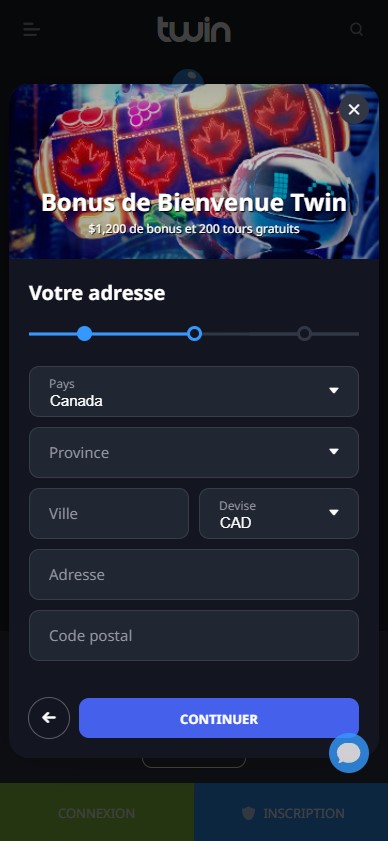Codes bonus et offres sans dépôt de Twin Casino en 2025