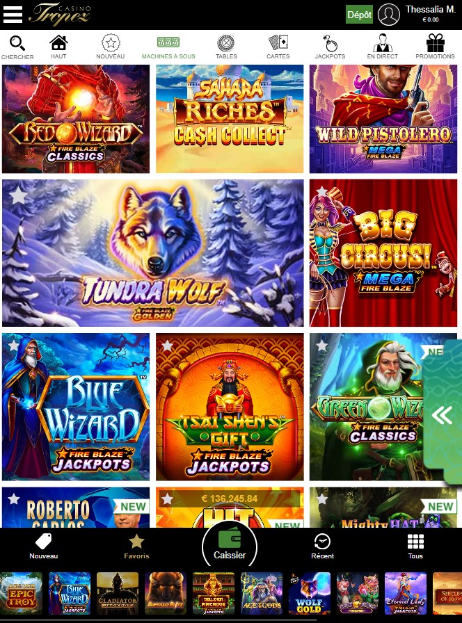 Casino Tropez Mobile aperçu 2