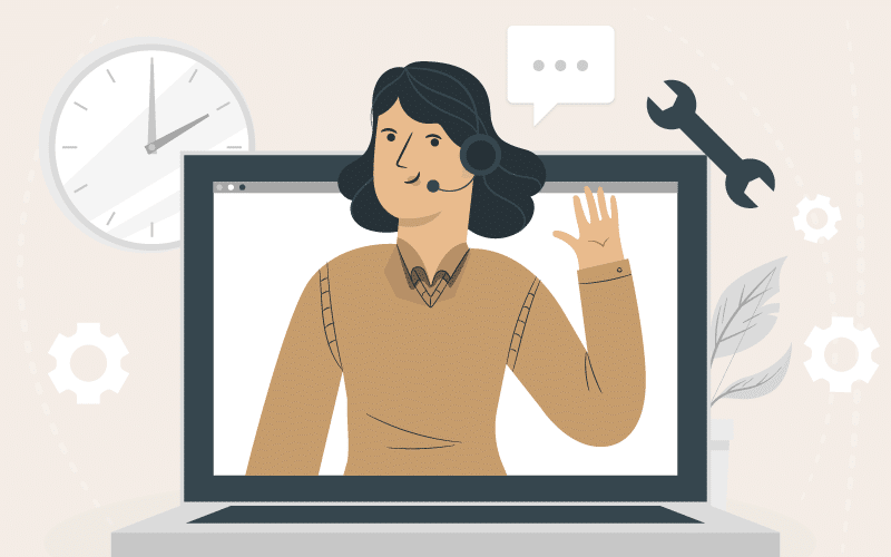 Faites usage du service client pour trouver assistance