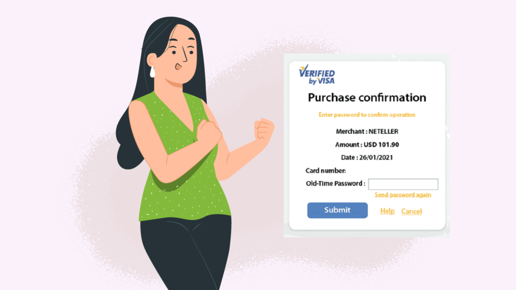 Confirmez le paiement par SMS