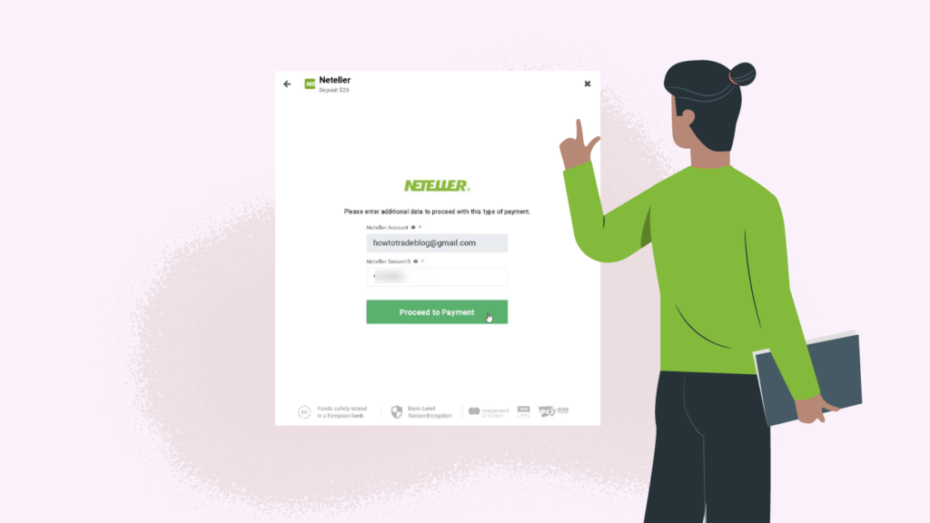 Votre solde Neteller pour jeux est crédité sans délai