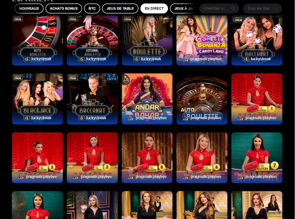 LevelUp Casino Desktop Aperçu 1