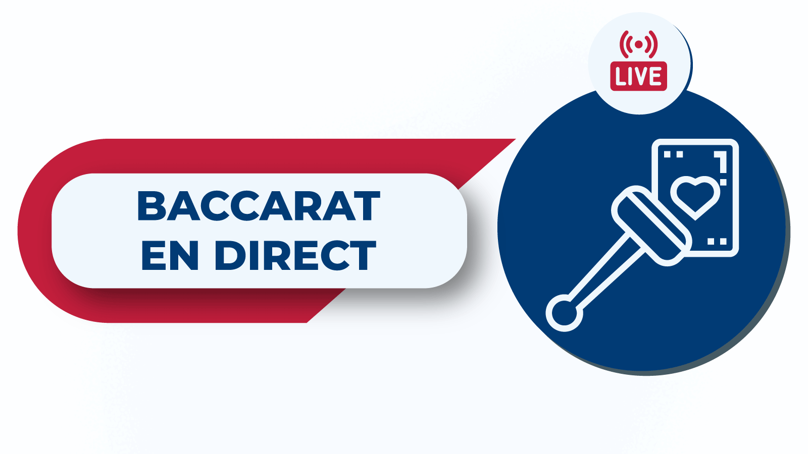 Baccarat au croupier en direct