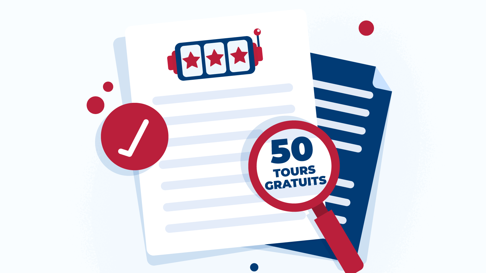 Chaque casino offrant 50 tours gratuits sans dépôt a été examiné et testé pour s’assurer que vous pouvez profiter d'une excellente session de jeu dans un environnement sécurisé.