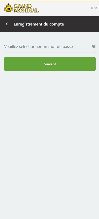 Le design du lobby du jeu est élégant avec ses nuances de gris sombre et une disposition bien structurée.