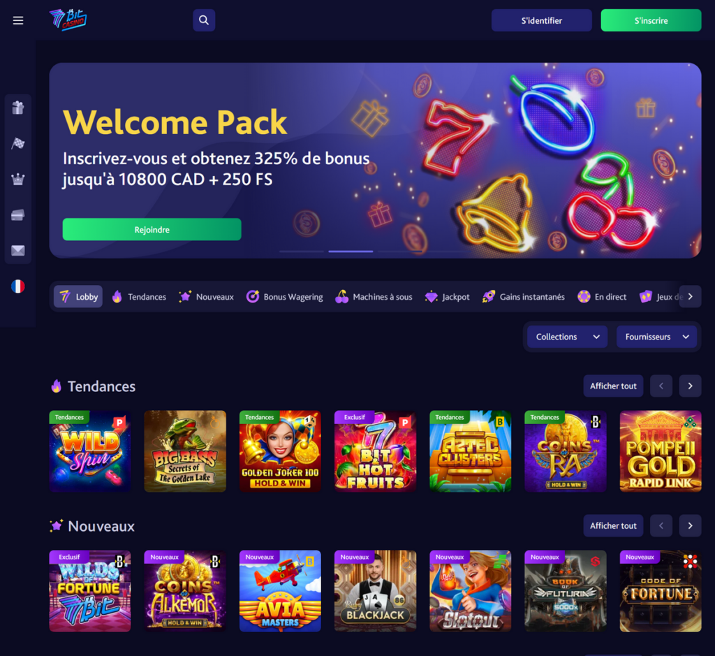 Aperçu du Bureau 7Bit Casino 1