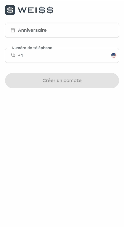Image illustrant le processus d'inscription au Weiss Casino - Image 1
