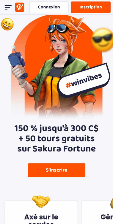 CasinoVibes Casino Mobile Aperçu 1