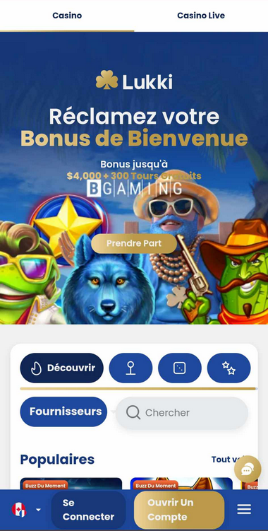 aperçu 2 Mobile Lukki Casino