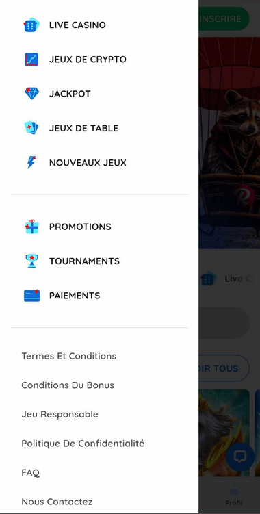 Meilleurs Casinos Mobile aperçu 2