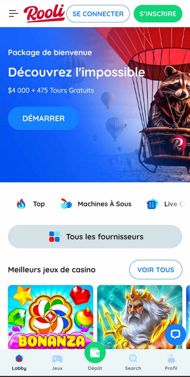 Meilleurs Casinos Mobile aperçu 1