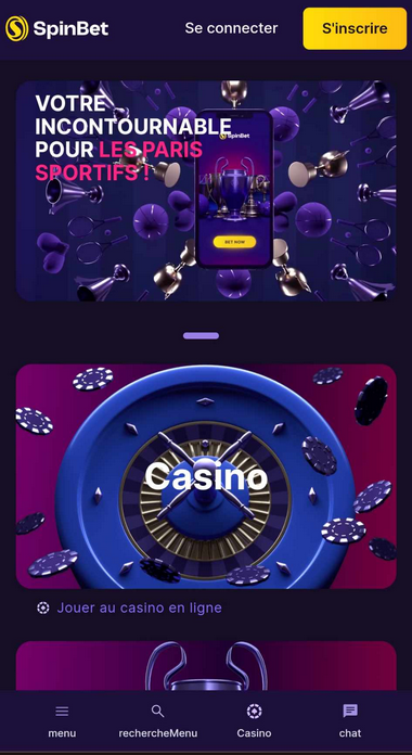 Aperçu 1 Mobile de SpinBet Casino