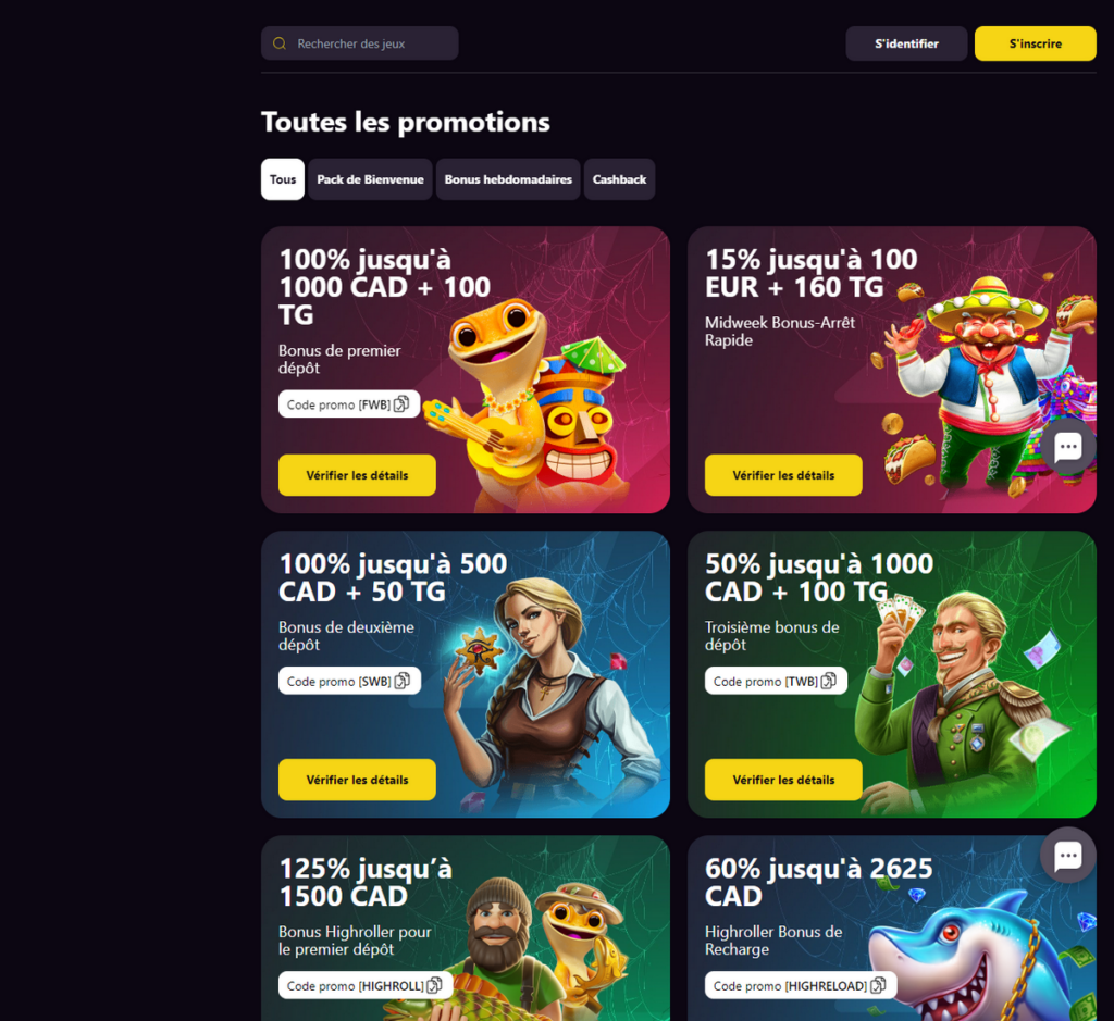 Zoome Casino Desktop Aperçu 2