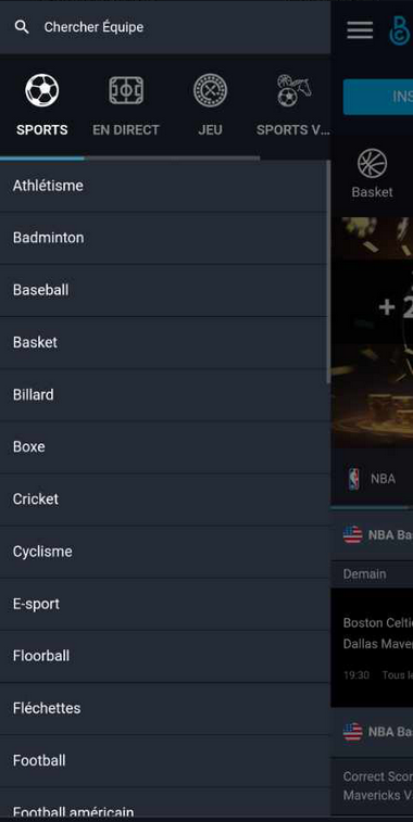 BetGlobal Casino Mobile Aperçu 1