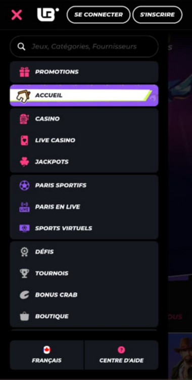 Aperçu Mobile 1 LunuBet Casino