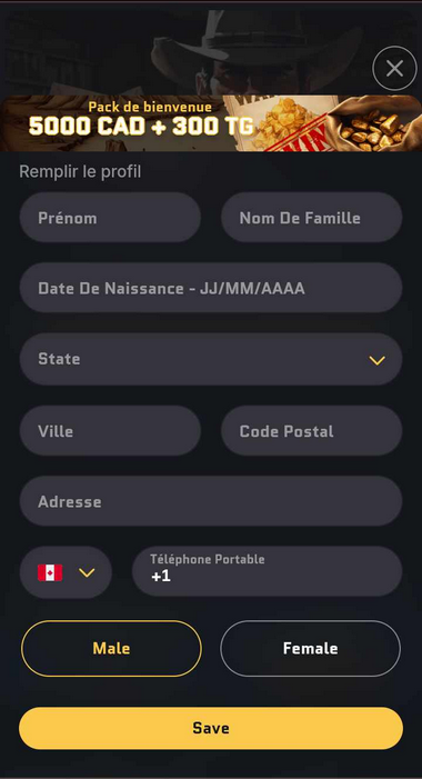 Illustration du Processus d'inscription à Wanted Win Casino - Image 2