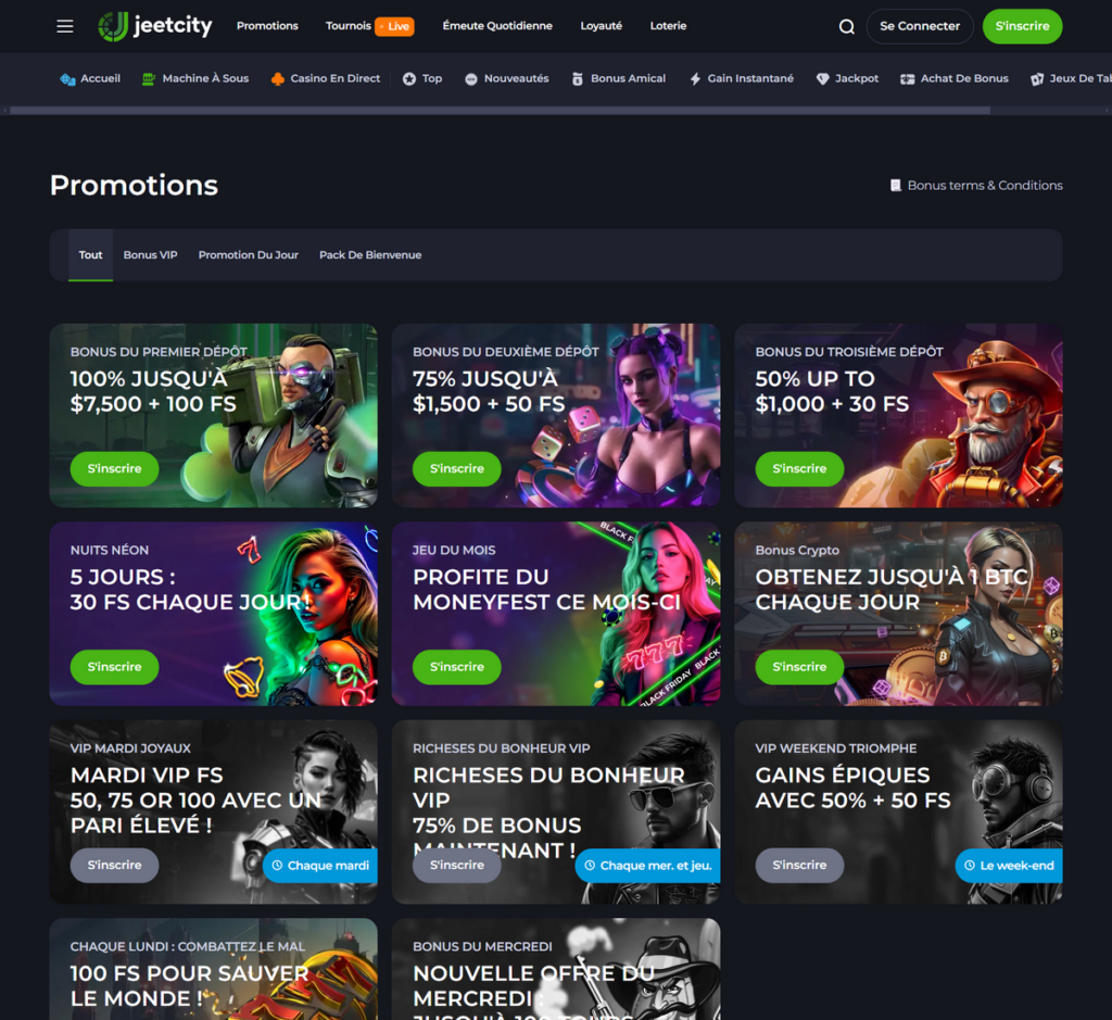 Aperçu 2 Jeetcity Casino Desktop