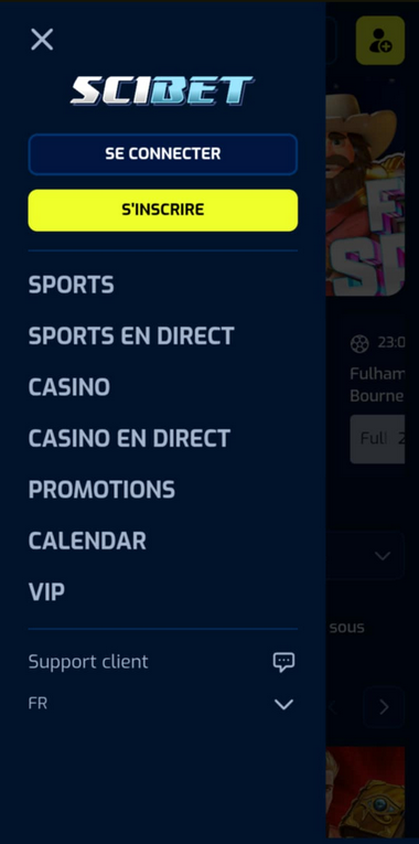 Aperçu 1 de Scibet Mobile