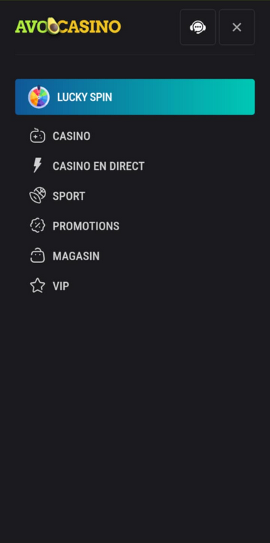 Aperçu mobile d'Avocasino 1