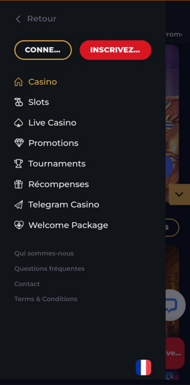 Goldwin Casino Aperçu sur mobile 1