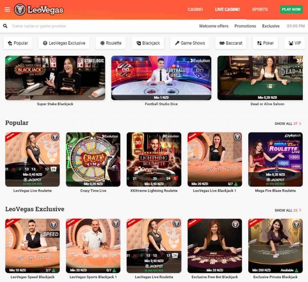 {32} LeoVegas Casino Ontario Mobile Experience