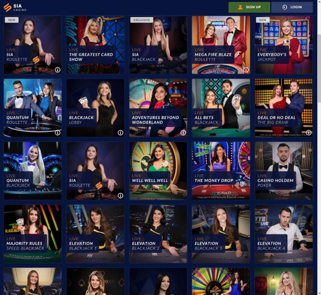 SIA Casino Ontario Desktop Preview 2