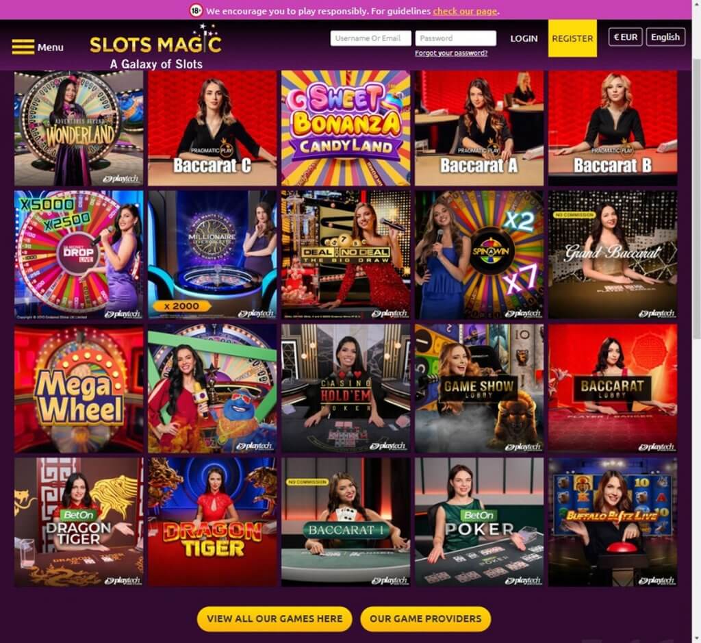 {29} Desktop Layout Overview 1 for Slots Magic Casino Ontario