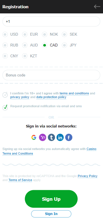 Visuals of Casino X Registration - Image 3
