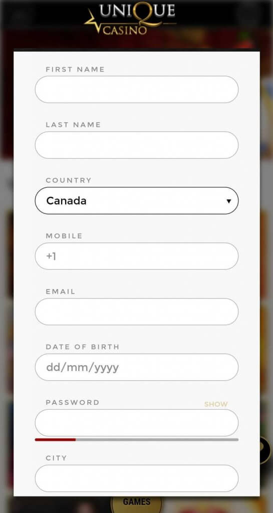 Unique Casino Registration with Step-by-Step Image Guide 1