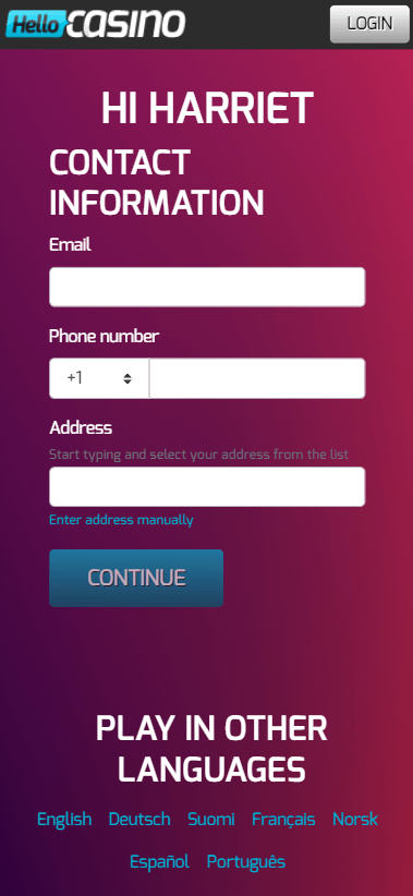Visual Overview of the Hello Casino Account Setup Process – Image 2