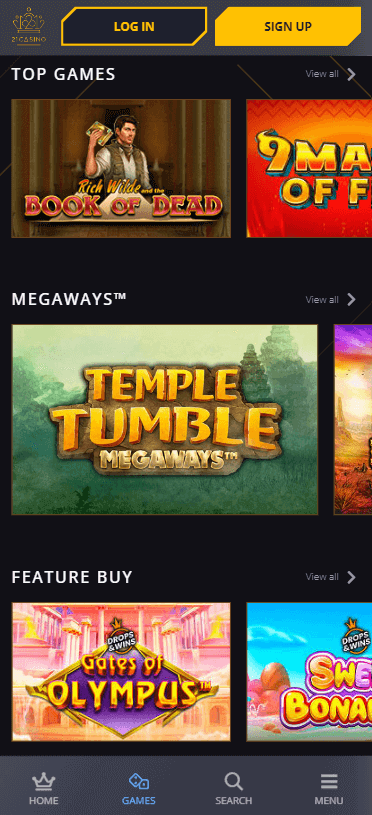 21 Casino Mobile Preview 1