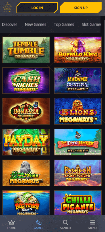 21 Casino Mobile Preview 2