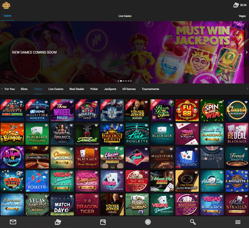 Mummys Gold Casino Desktop Preview 1