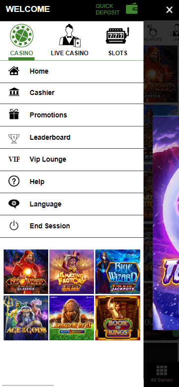 Casino Tropez Mobile Preview 2