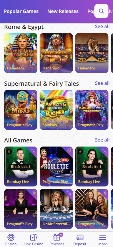 Casino Days Mobile Preview 2