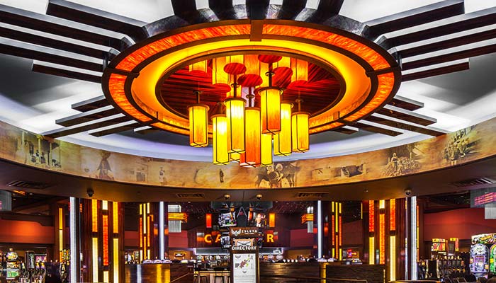 Lighting flair in casinos