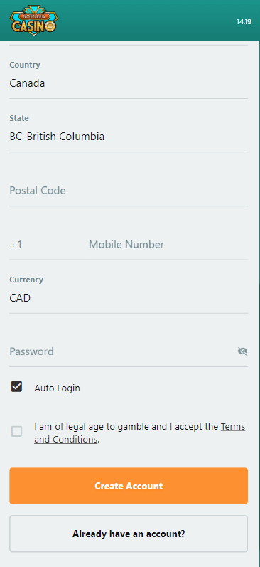 After signing up, you’ll instantly access the bonuses section, with straightforward navigation and all features at your fingertips.