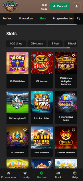 Yukon Gold Casino Mobile Preview 1