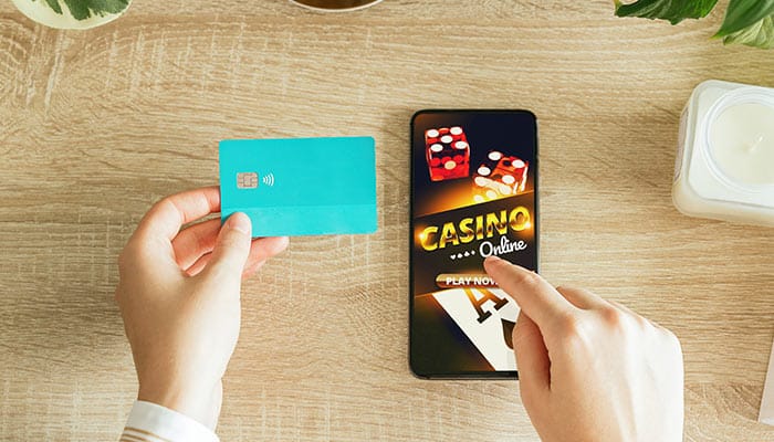 Depositing at an online casino