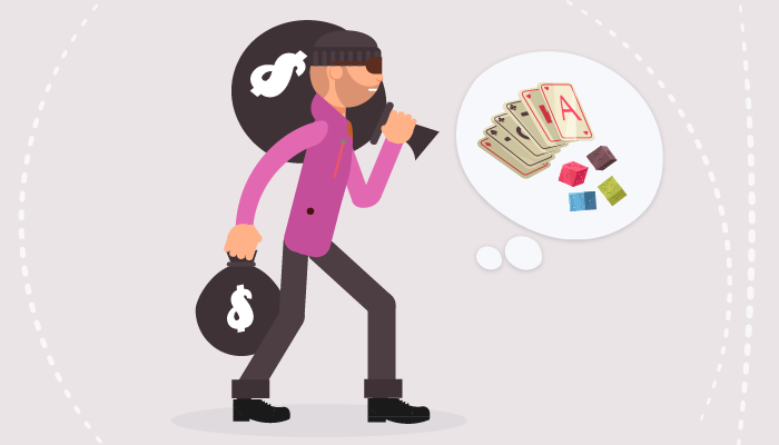 Illegal activities like these are signs of how serious gambling's grip can be.