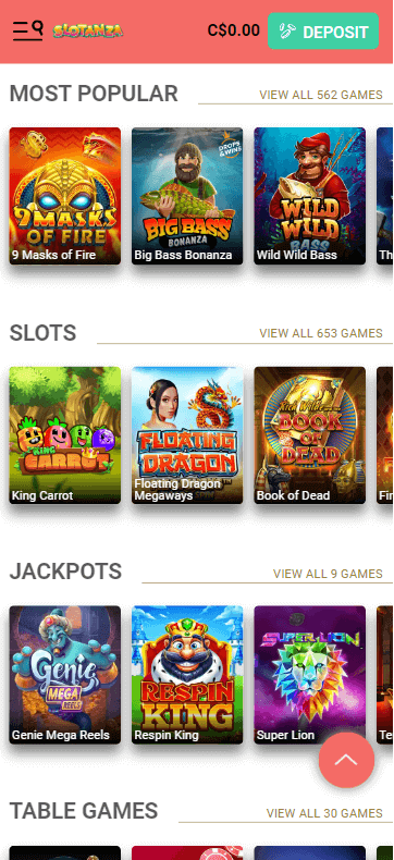 Slotanza Mobile Preview 2