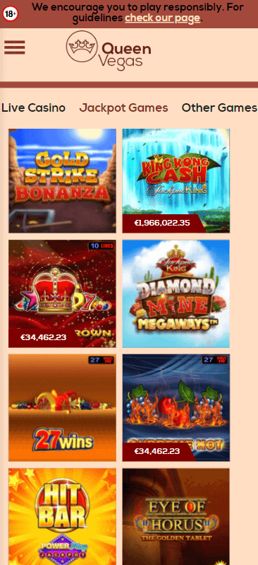 QueenVegas Mobile Preview 2