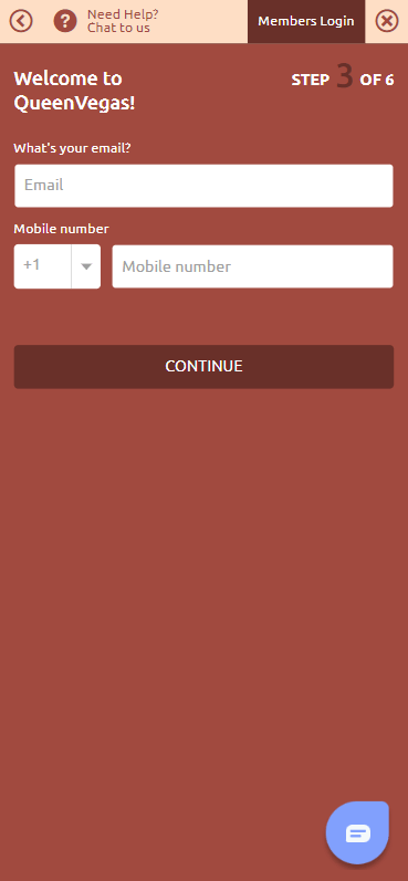 QueenVegas Registration Process Visual Guide 3