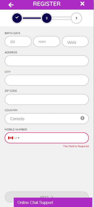 Playouwin Casino Registration Process - Visual Guide Image 2