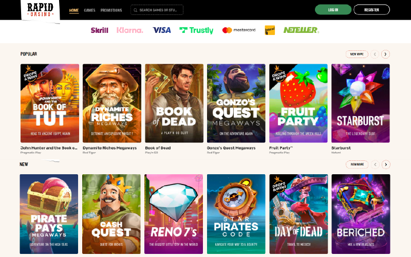 Rapid Casino Game Preview