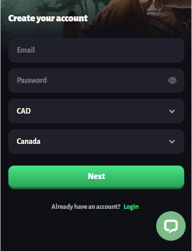 Get a Glimpse: SlotHunter Casino Sign-Up Process Illustration 1